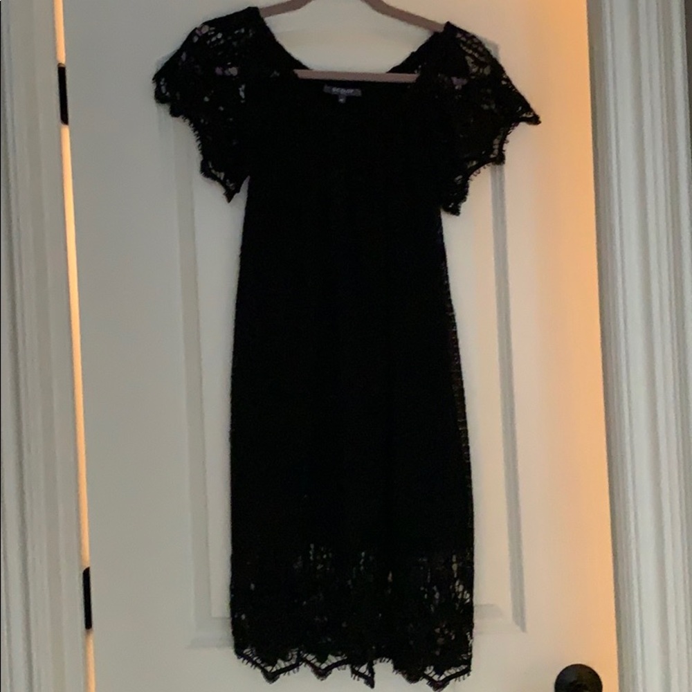 Summer black dress it cover up